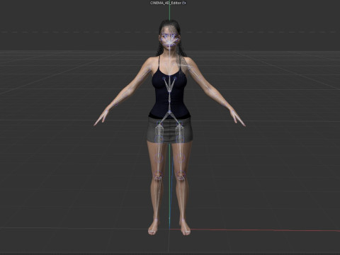 Huh Yun-jin 3D Модель