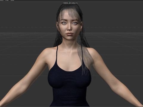 Huh Yun-jin 3D Модель
