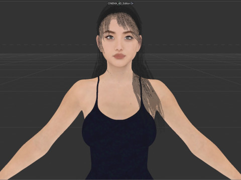 Huh Yun-jin 3D Модель