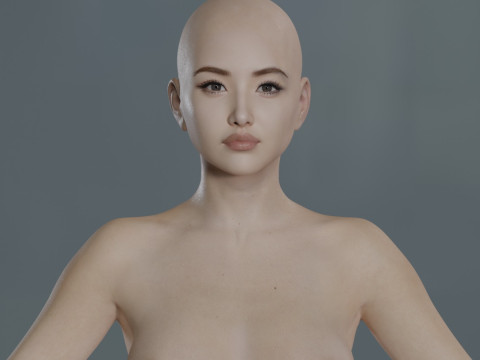 Huh Yun-jin 3D Модель