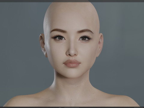 Huh Yun-jin 3D Модель