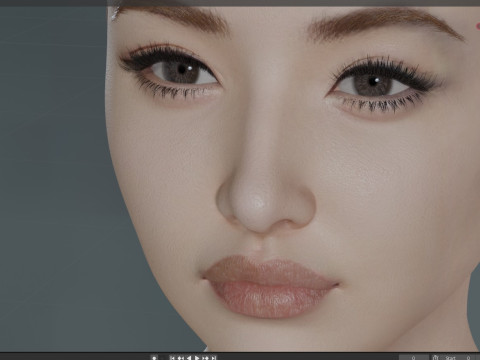 Huh Yun-jin 3D Модель