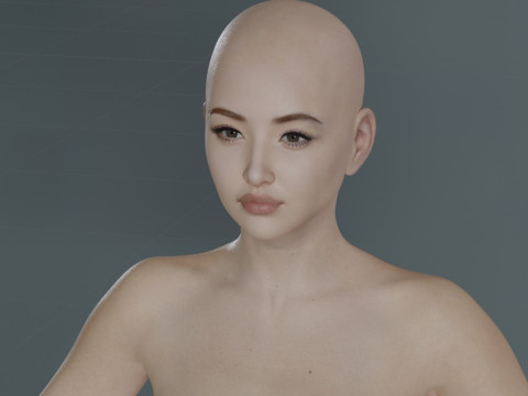 Huh Yun-jin 3D Модель