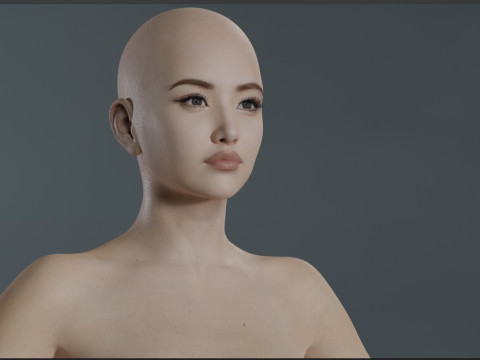 Huh Yun-jin 3D Модель