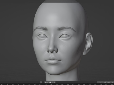 Huh Yun-jin 3D Модель