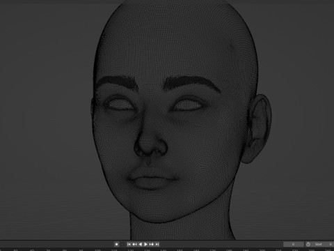 Huh Yun-jin 3D Модель