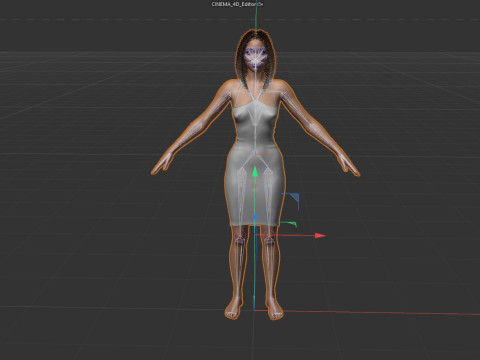 Zoe Saldana 3D Model