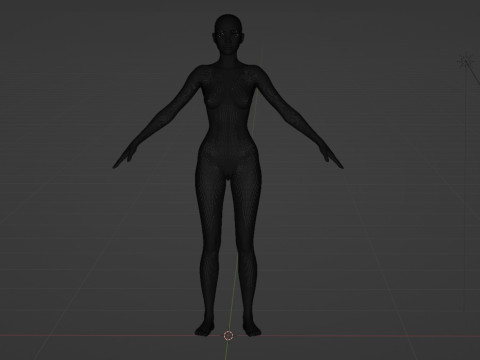 Zoe Saldana 3D Model