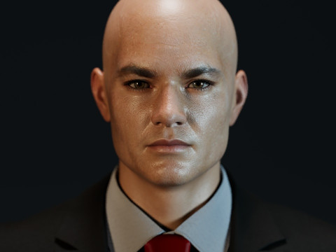 Hitman Agent 47 3Dモデル