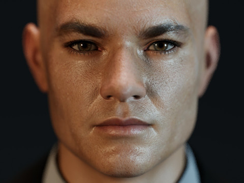 Hitman Agent 47 3D-Modell