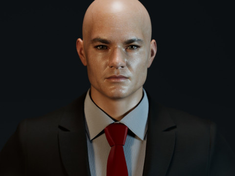 Hitman Agent 47 3D-Modell
