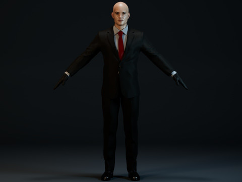 Hitman Agent 47 3D-Modell