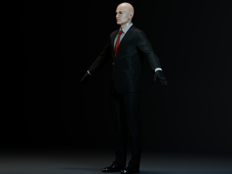 Hitman Agent 47 3D-Modell