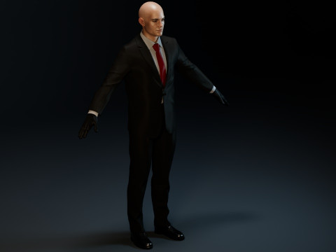 Hitman Agent 47 3D-Modell
