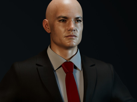 Hitman Agent 47 3D-Modell