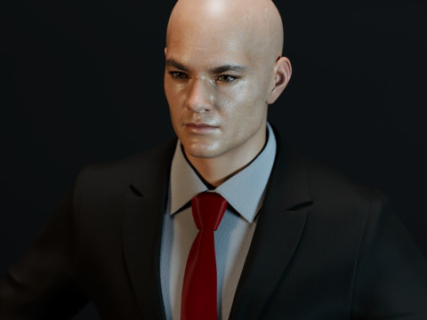 Hitman Agent 47 3D-Modell