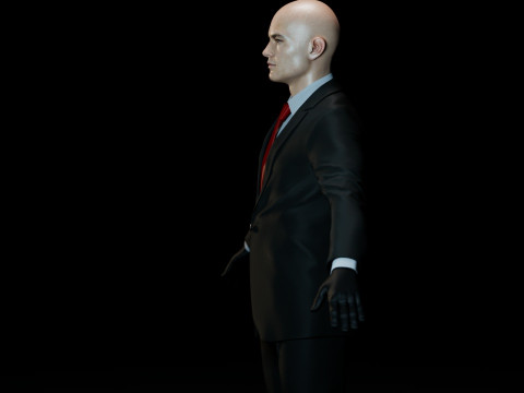 Hitman Agent 47 3D-Modell