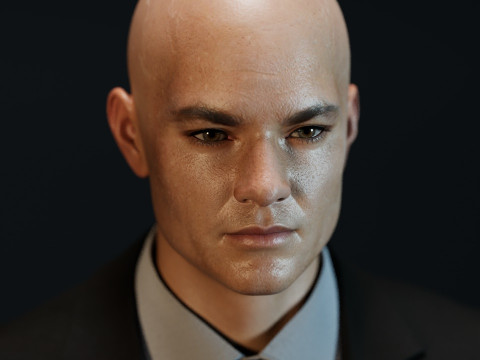 Hitman Agent 47 3D-Modell
