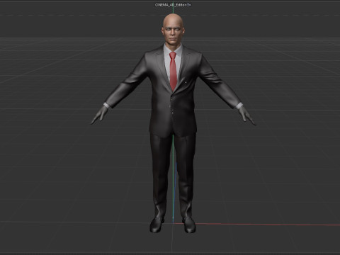 Hitman Agent 47 3D-Modell