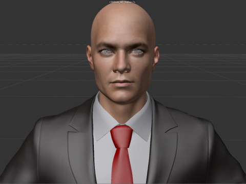 Hitman Agent 47 3D-Modell