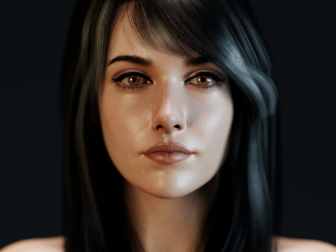 Sasha Holland Shirogane 3D Model