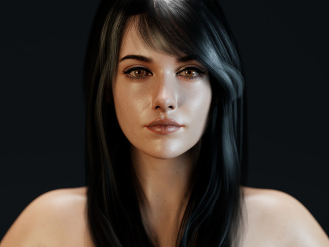 Sasha Holland Shirogane Modèle 3D