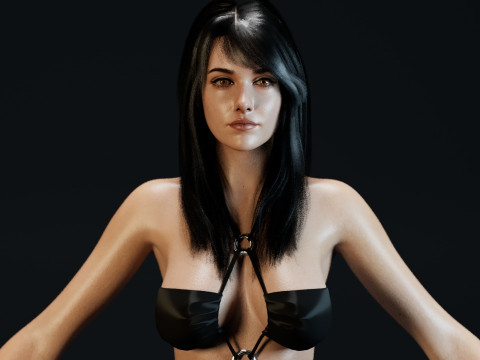 Sasha Holland Shirogane Modèle 3D