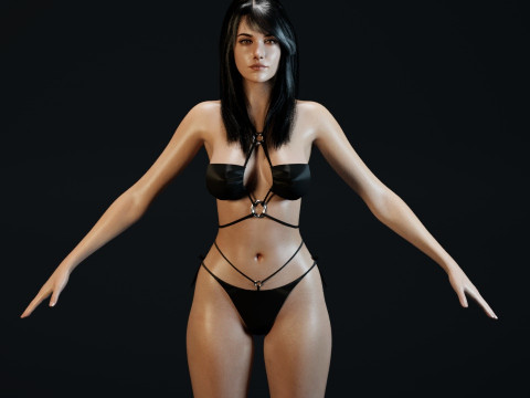 Sasha Holland Shirogane Modèle 3D