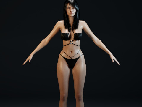 Sasha Holland Shirogane Modèle 3D