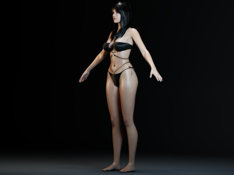 Sasha Holland Shirogane Modèle 3D