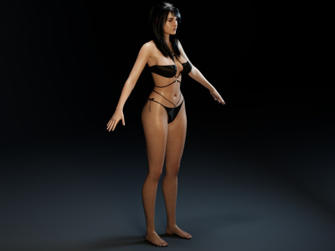 Sasha Holland Shirogane Modèle 3D
