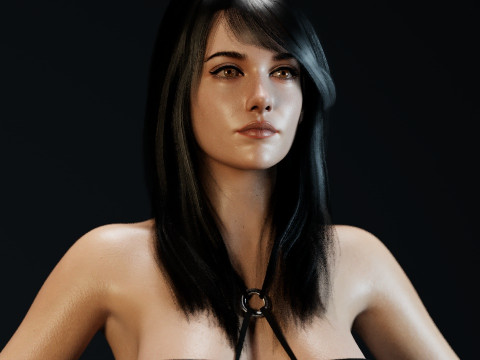 Sasha Holland Shirogane Modèle 3D