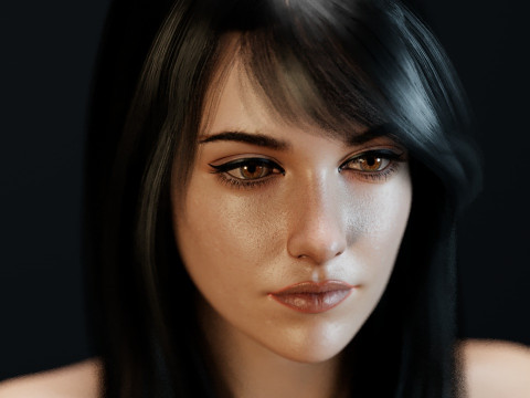 Sasha Holland Shirogane Modèle 3D