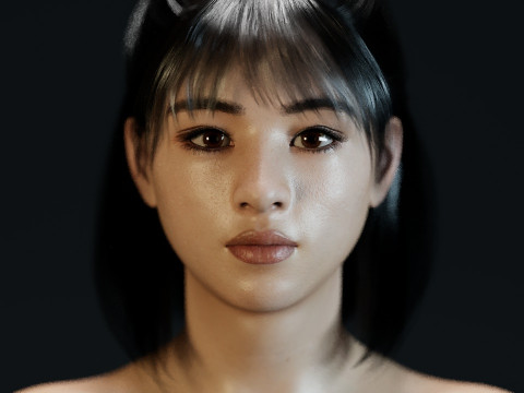 Suzu Hirose Modelo 3D