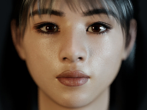 Suzu Hirose Model 3D