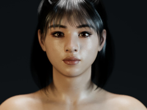 Suzu Hirose Model 3D