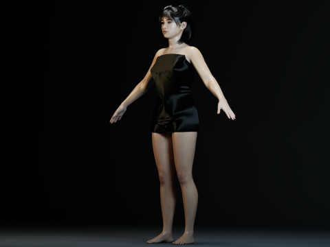 Suzu Hirose Model 3D