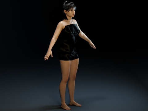 Suzu Hirose Model 3D