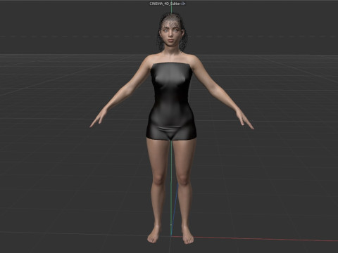 Suzu Hirose Model 3D