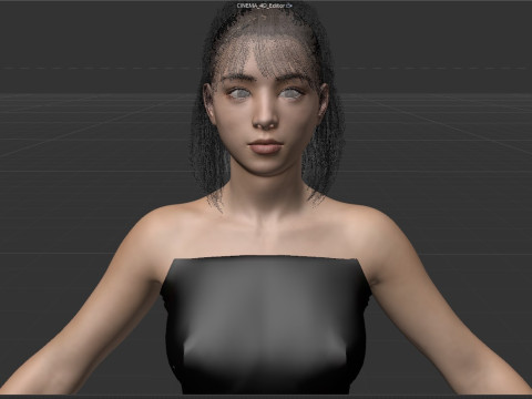 Suzu Hirose Model 3D
