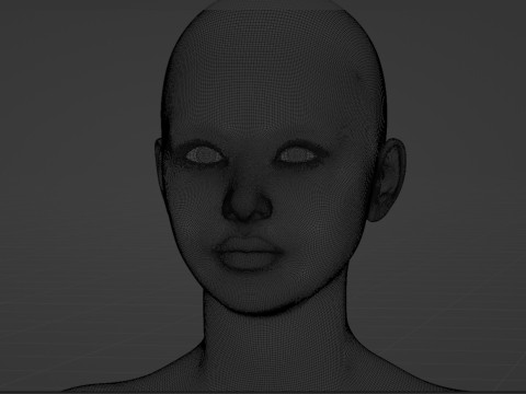 Suzu Hirose Model 3D