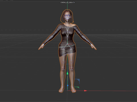 Gillian Anderson V2 3D Model