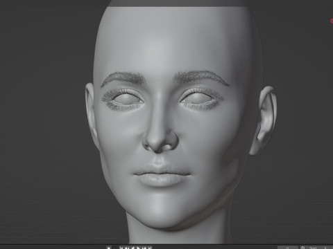 Gillian Anderson V2 3D Model