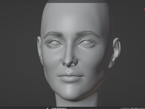 Gillian Anderson V2 3D Model