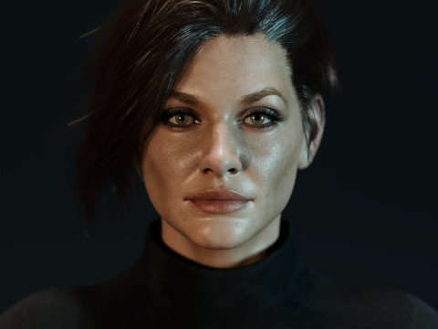 Evangeline lilly Modèle 3D