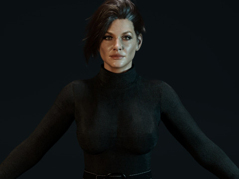 Evangeline lilly Modèle 3D