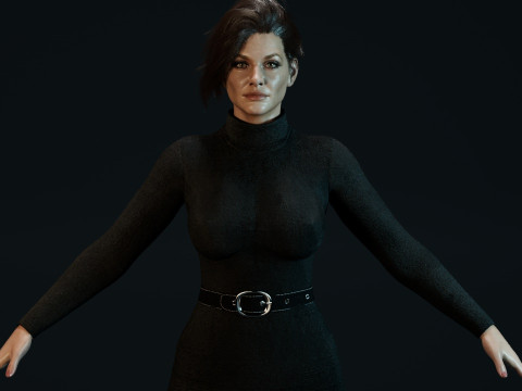 Evangeline lilly Modèle 3D
