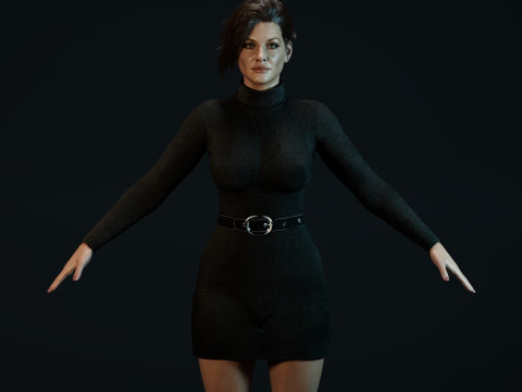 Evangeline lilly Modèle 3D
