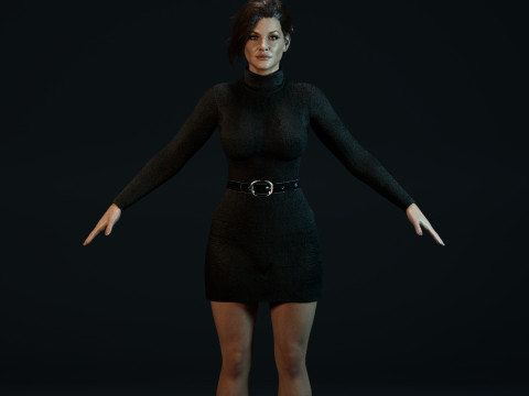 Evangeline lilly Modèle 3D