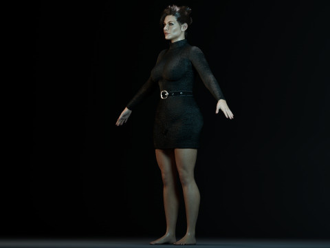 Evangeline lilly Modèle 3D
